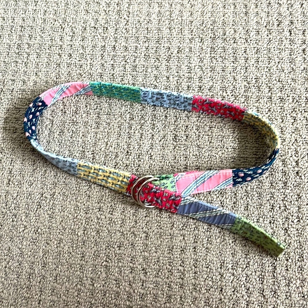 Vineyard Vines D-Ring Belt - multi pattern